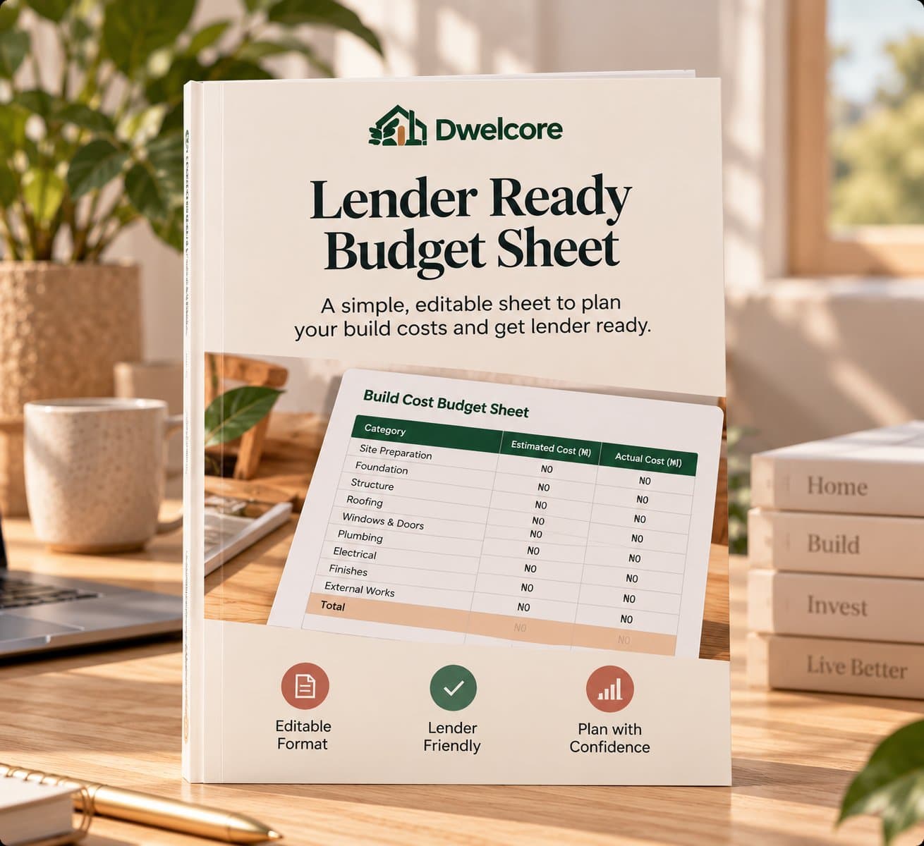 Lender Ready Budget Sheet